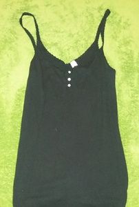 Set of 2 No Boundaries Basic Black Ribbed Tank
